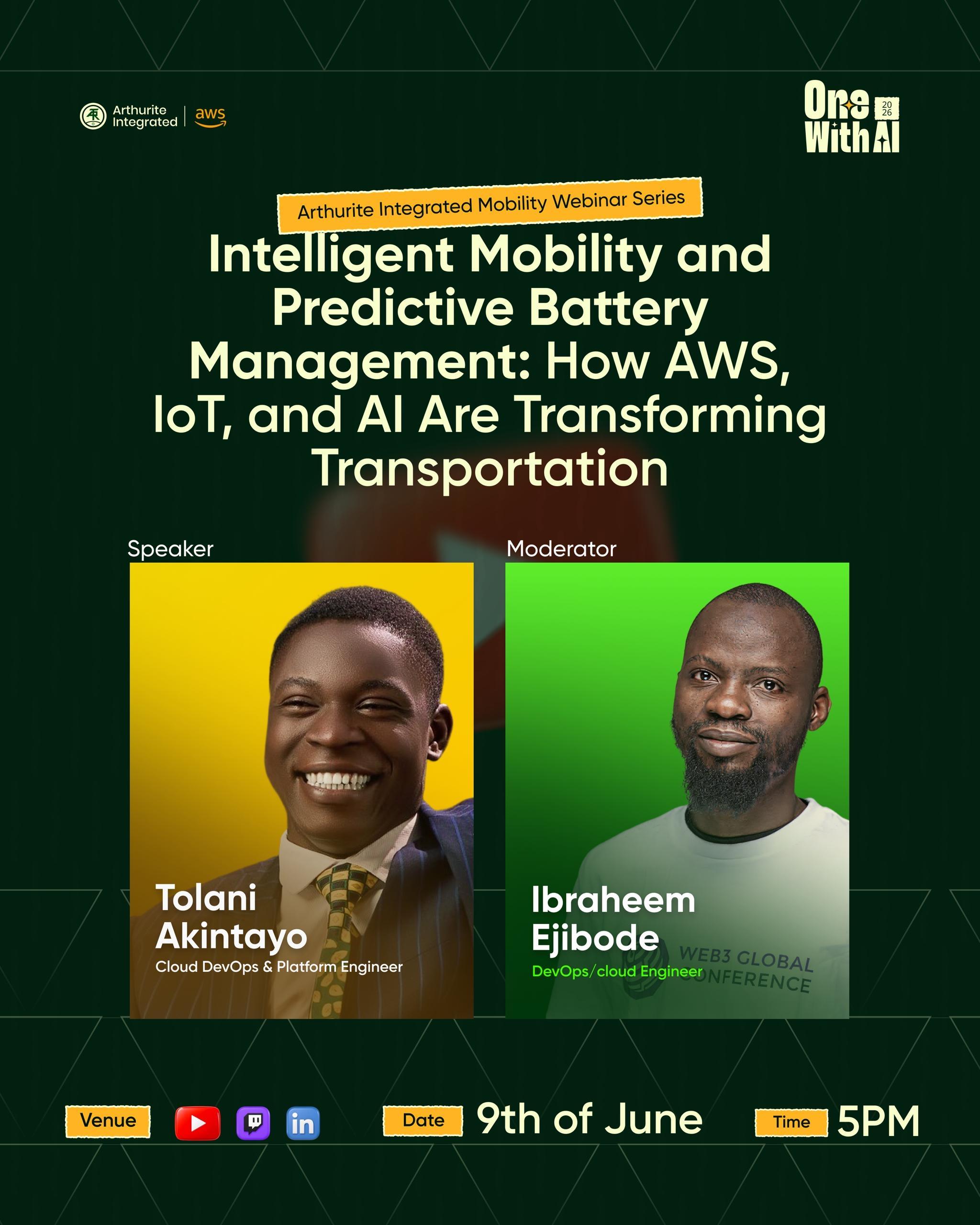 Intelligent Mobility and Predictive Battery Management: How AWS, loT, and Al Are Transforming Transportation cover